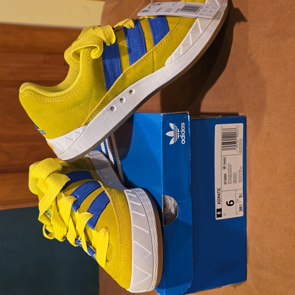 Adidas Adimatic 'Bright Yellow Blue' 6 NWT